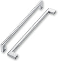 12 in Hole Center Polished Chrome Cabinet Pulls 6 Pack - Heavy Duty
