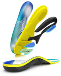 Upgraded Plantar Fasciitis Insoles for Work Boots - Heavy Duty Support