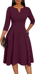 A-Line Midi Dresses for Women in Flare Style for Effortless Elegance