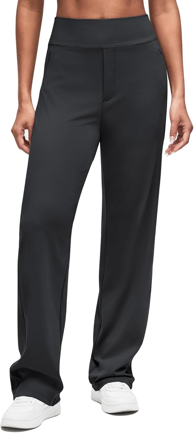 G4Free ShiftReady Women Dress Yoga Pants with Hidden Pockets