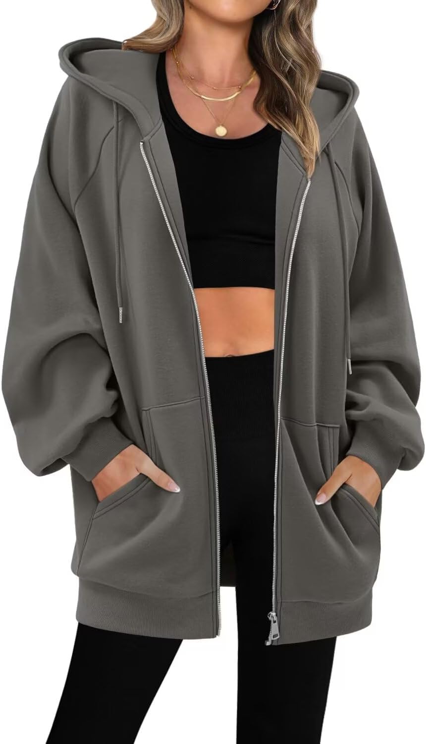 StunShow Women's Zip Up Hoodies: Oversized Fleece Comfort