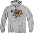 LOGOVISION Collegiate Distressed Primary Logo Pullover Hoodie 50%