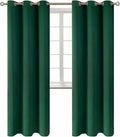 BGment Blackout Curtains Emerald Green - Thermal, Grommet Top