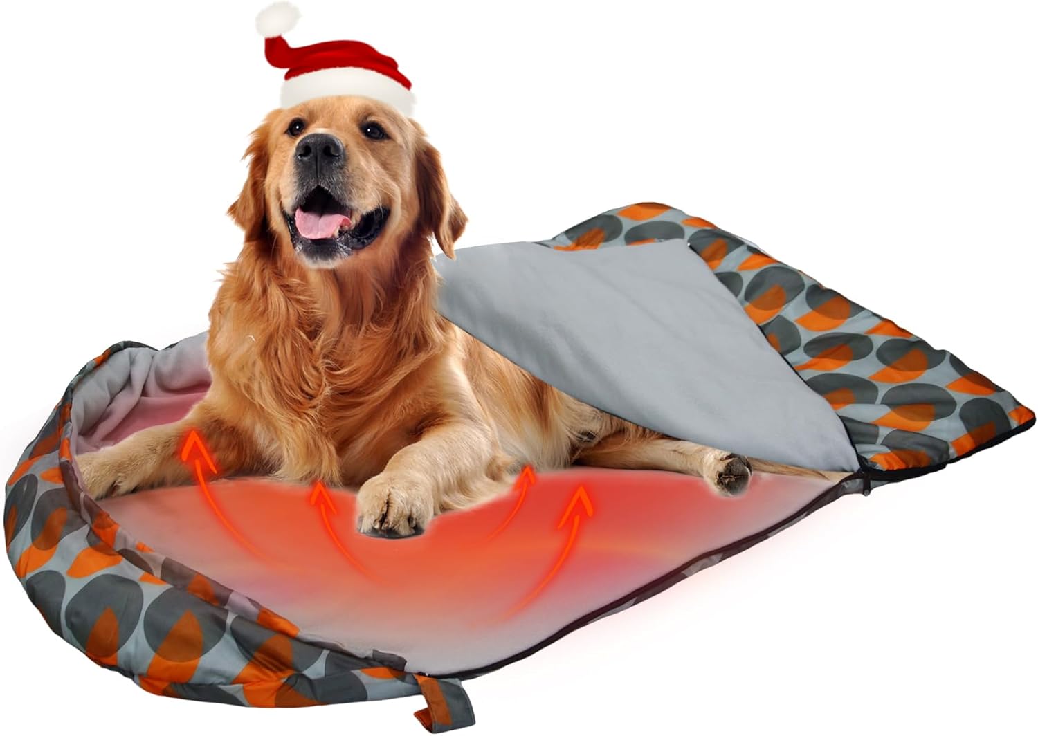 Heating Dog Sleeping Bag for Camping and Outdoor Adventures