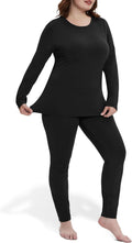 Plus Size Thermal Underwear Sets for Women - Fleece Lined Warmth