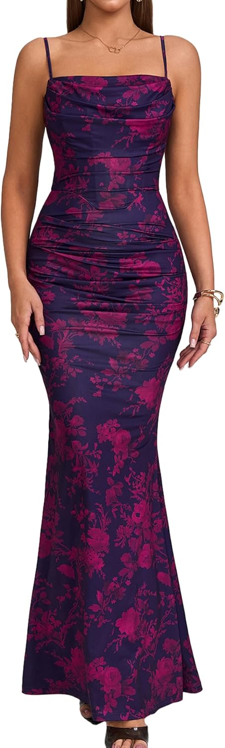 Elegant Women's Sleeveless Bodycon Corset Maxi Dress for Events