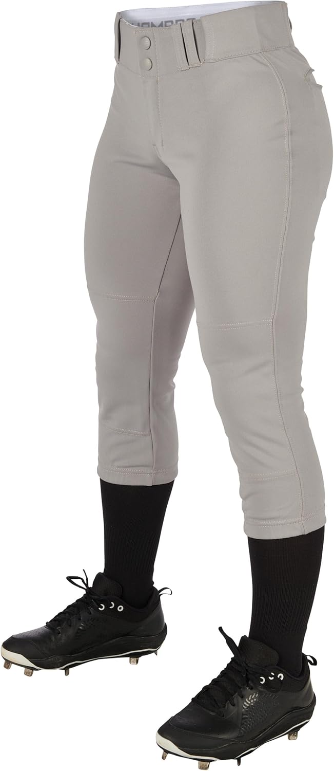 CHAMPRO Womens Tournament Low-Rise Softball Pants for Comfort