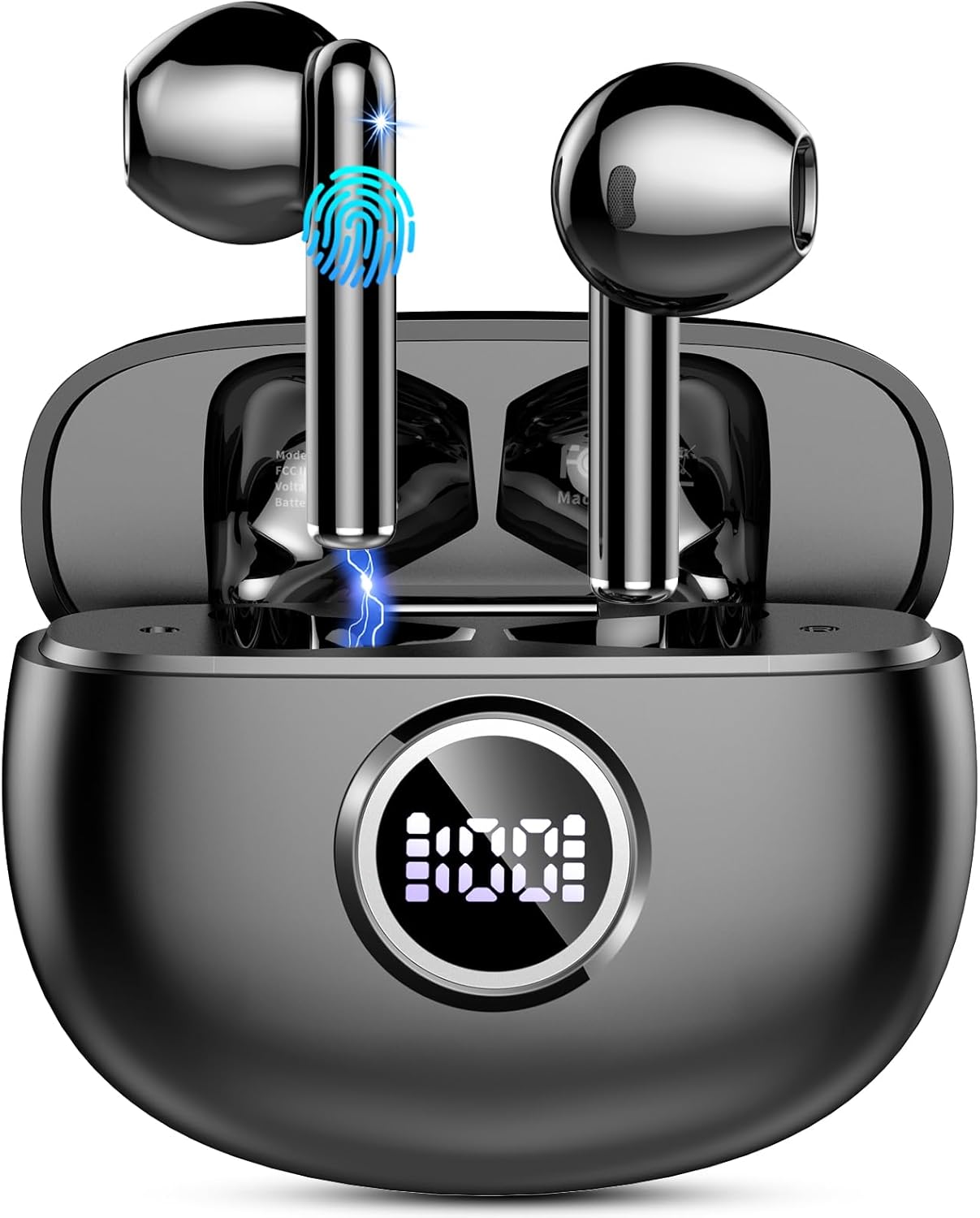 Wireless Earbuds with Bluetooth 5.3 and Noise Cancelling Mics