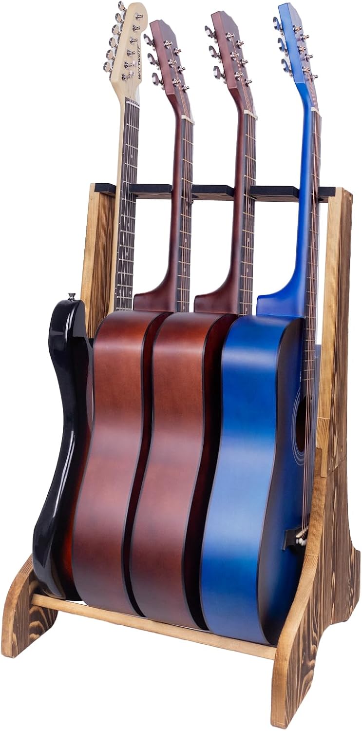4 Multiple Guitar Stand Racks for Acoustic and Electric Guitars