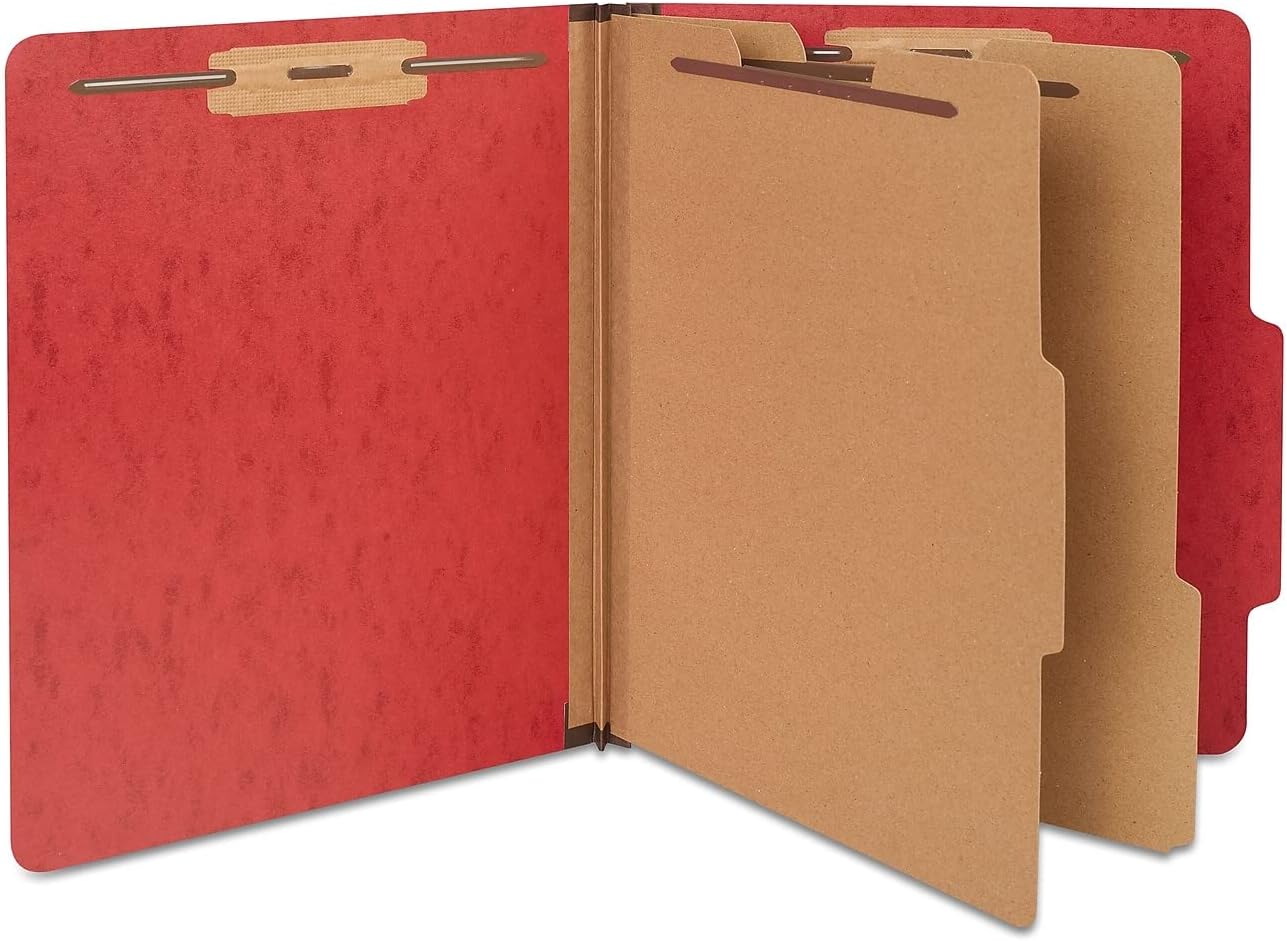 Moisture Resistant Classification Folder with 2 Dividers and Expansion