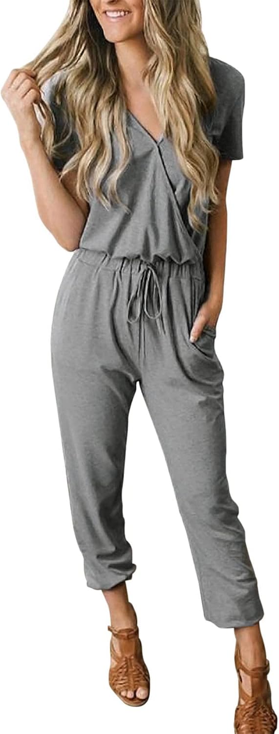 PRETTYGARDEN Jumpsuits for Women Dressy Summer Casual Romper