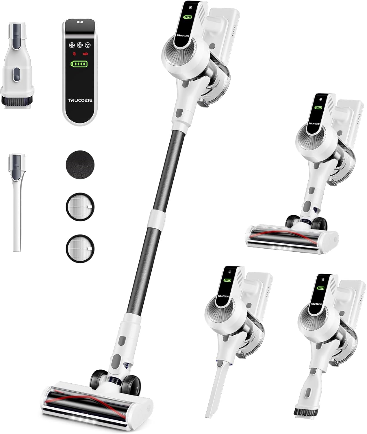 Cordless Vacuum Cleaner with 40KPA Suction for Home Cleaning