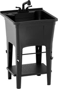Utility Sink for Laundry Room and Garage - Freestanding 24in Tub