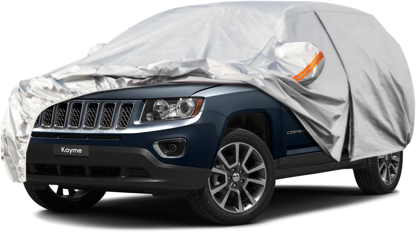 Kayme 6 Layers SUV Car Cover for Jeep Compass 2006-2025