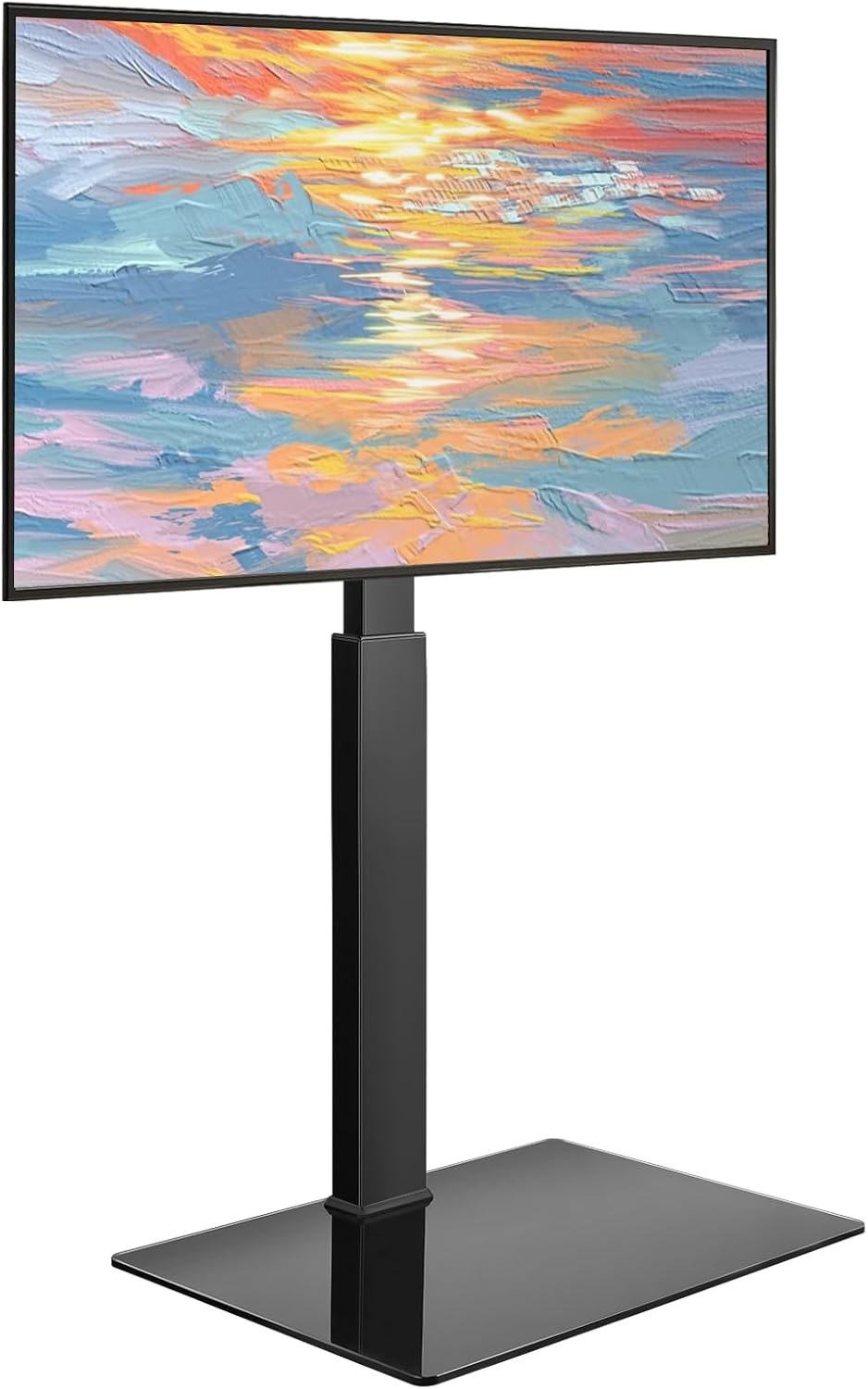 Floor TV Stand for 27-65 inch Screens with Adjustable Height
