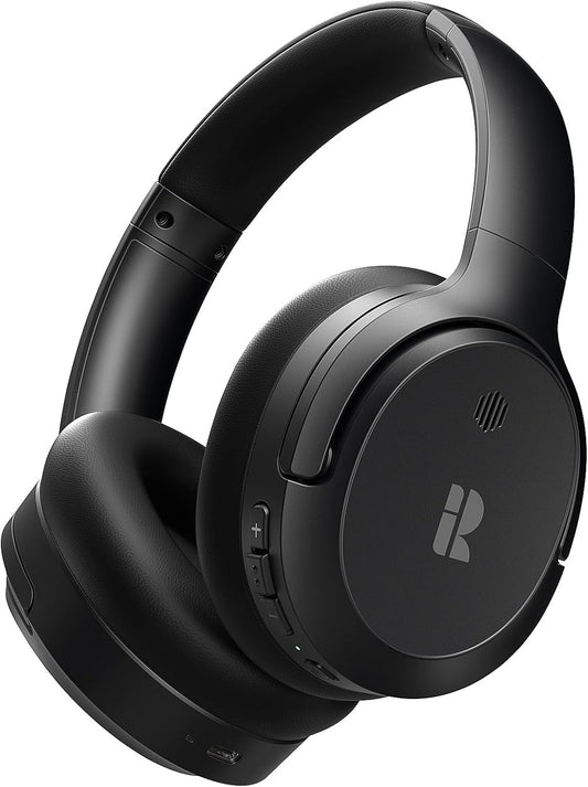Calmbee Hybrid ANC Wireless Headphones: 140H Playtime, Deep Bass