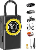 Tire Inflator Portable Air Compressor 150 PSI Cordless Pump - LED