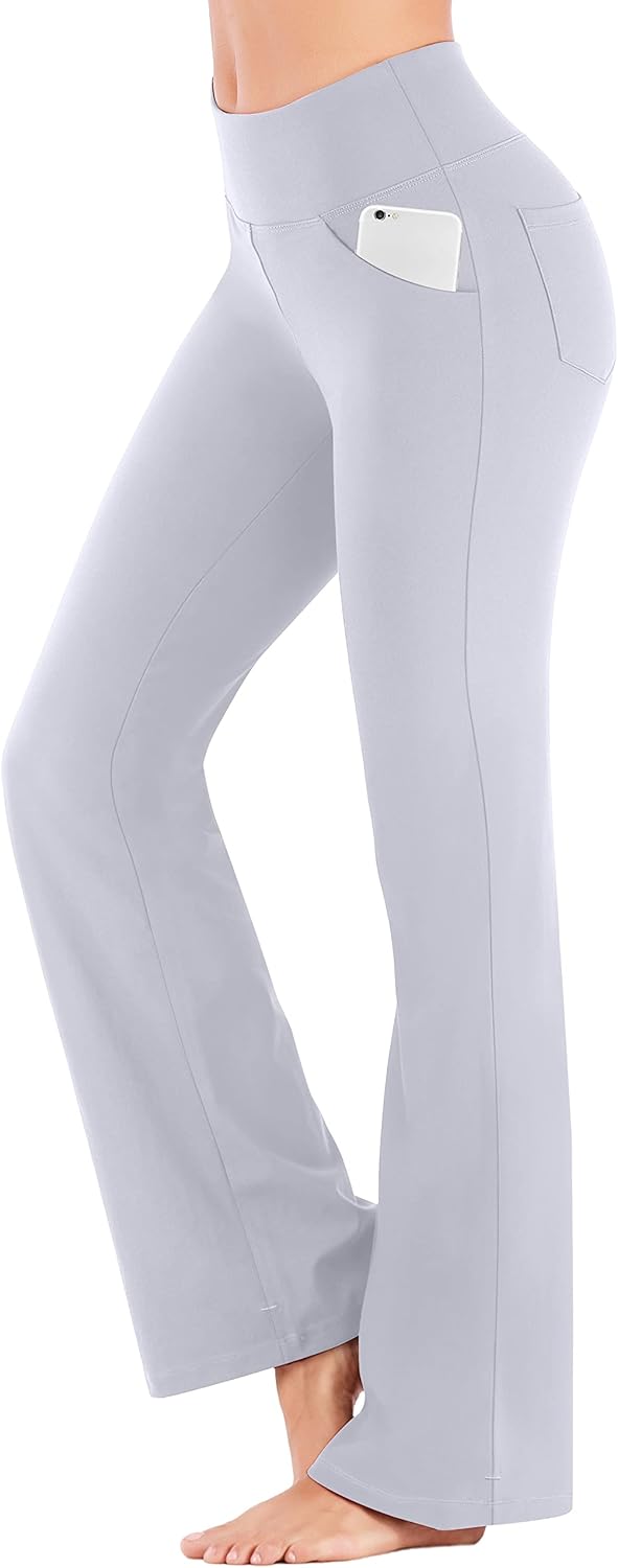 IUGA Yoga Pants Women Wide Leg High Waist Bootcut Flare Leggings
