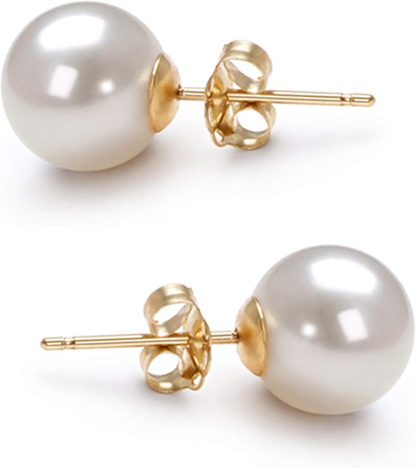 Japanese Freshwater Cultured Pearl Earrings for Elegant Style