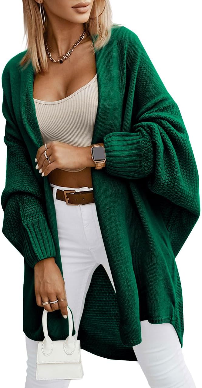 Miladusa Oversized Cardigans for Women - Trendy Fall Fashion