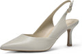 Women's Slingback Kitten Heels Closed Pointed Toe Pumps - Elegant