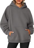 AUTOMET Womens Oversized Sweatshirts Fleece Hoodies Pullover - Cozy