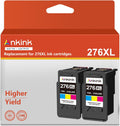 Ankink Compatible Ink Cartridge Replacement for Canon 276XL (Color)