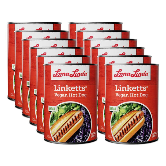 Loma Linda Linketts Vegan Meatless Hot Dogs for Easy Meals