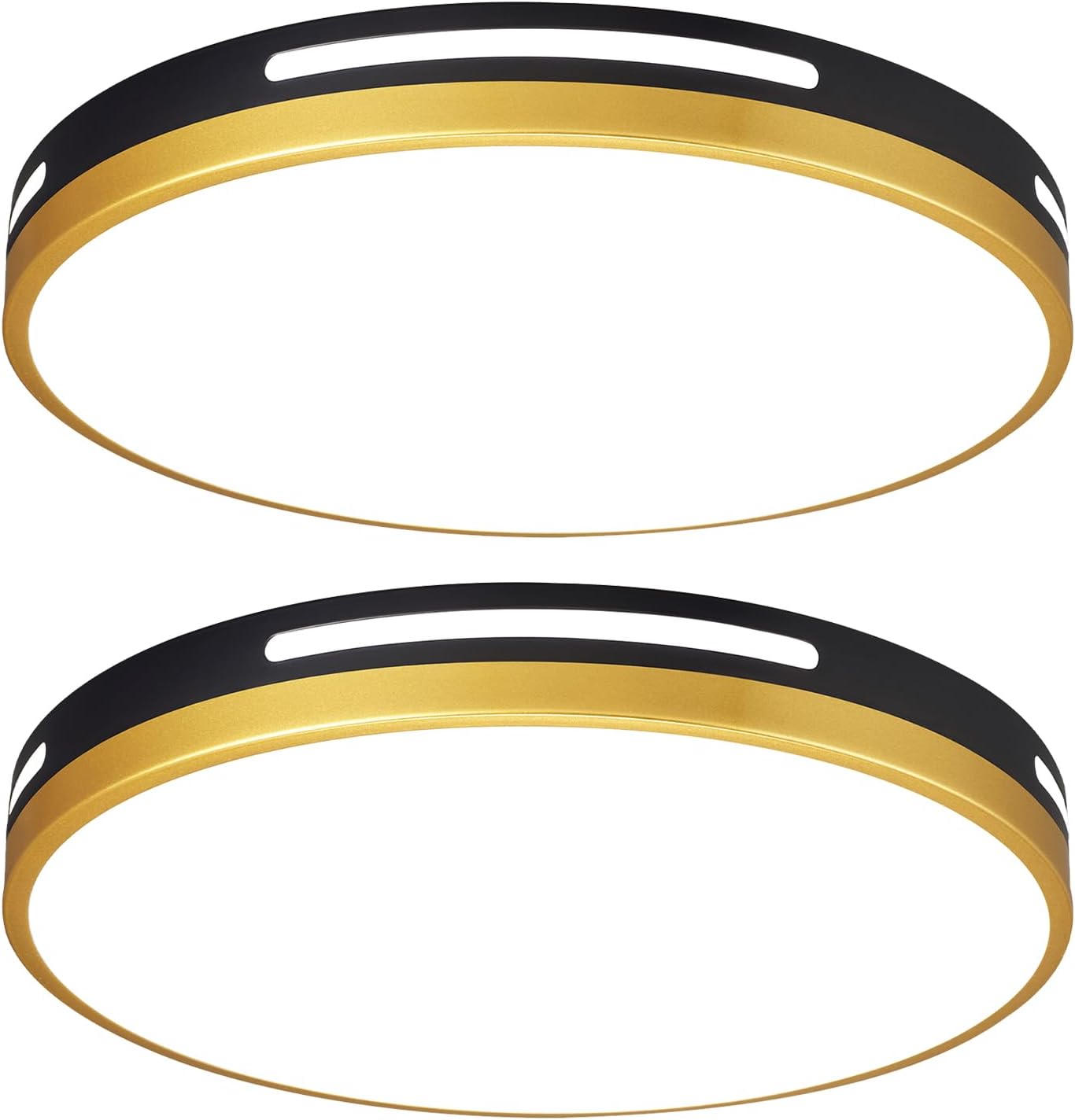 2Pack LED Flush Mount Ceiling Light Fixture for Modern Spaces