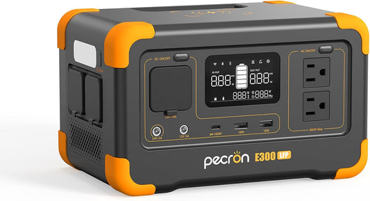 Pecron E300LFP: 288Wh Solar Generator with Fast Charging