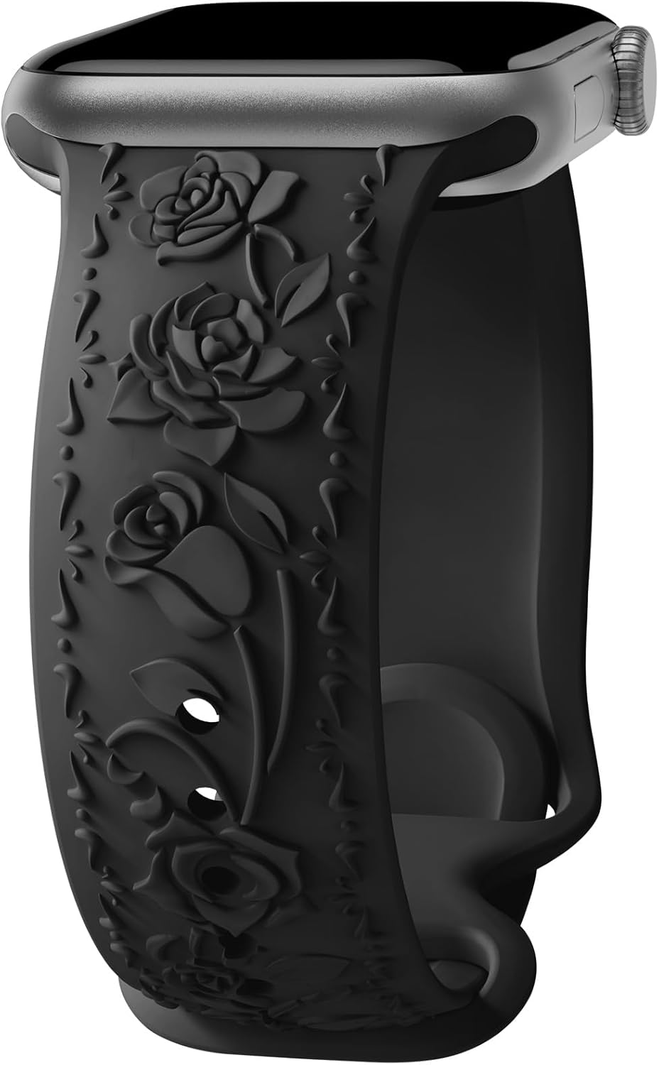 MEULOT Floral Engraved Apple Watch Band - Cute Flower Strap