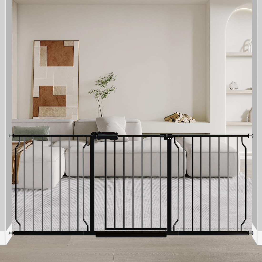 Extra Wide Baby Gate for Kids and Pets - 67-71.5 Inch Fit