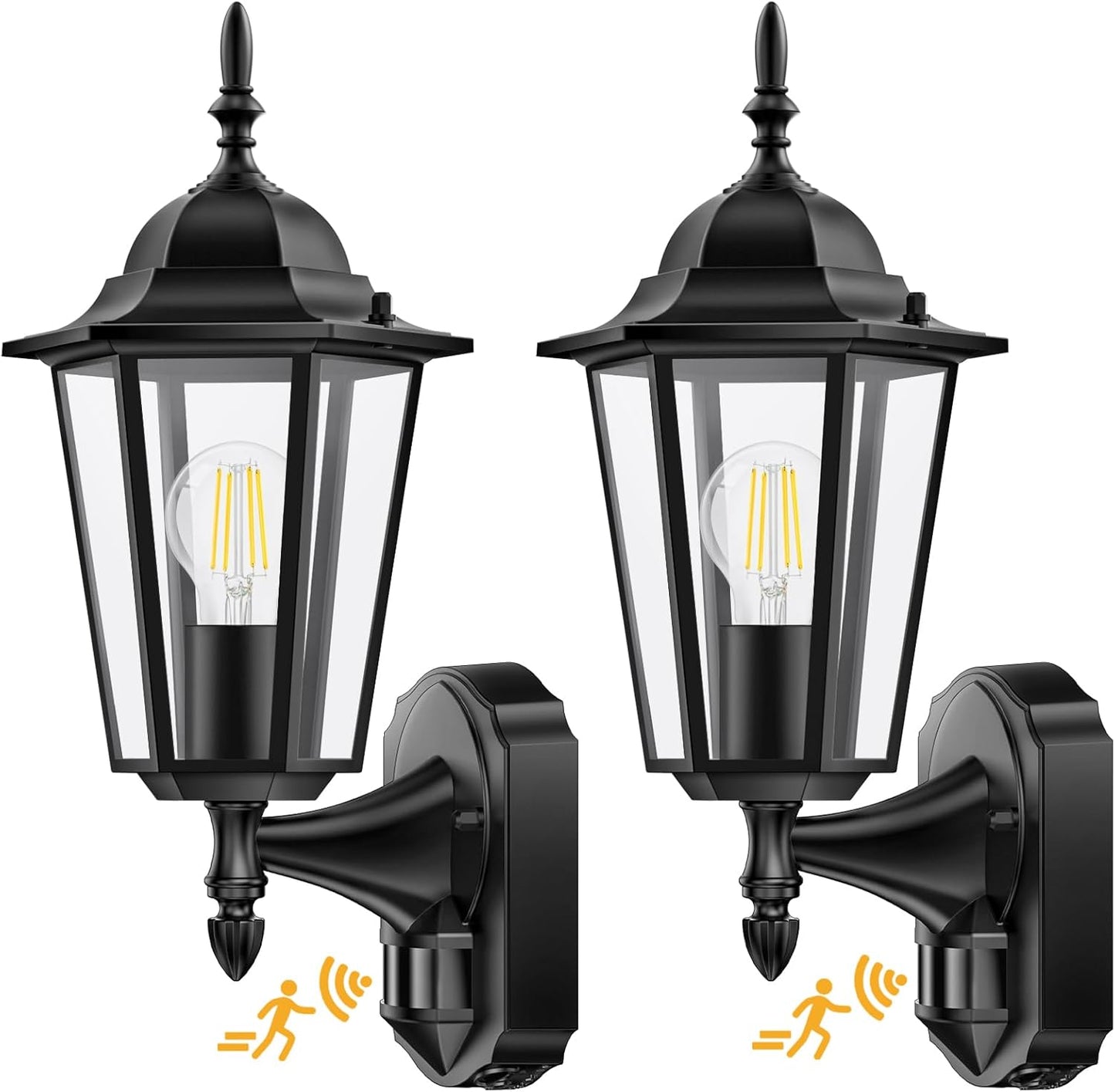 Lamomo Motion Sensor Outdoor Lights for Dusk to Dawn Use