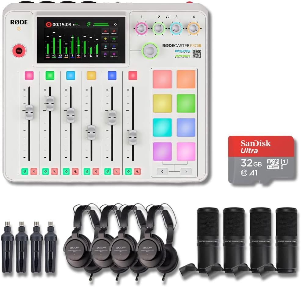 Rode RODECaster Pro 2 Audio Production Studio Bundle Review