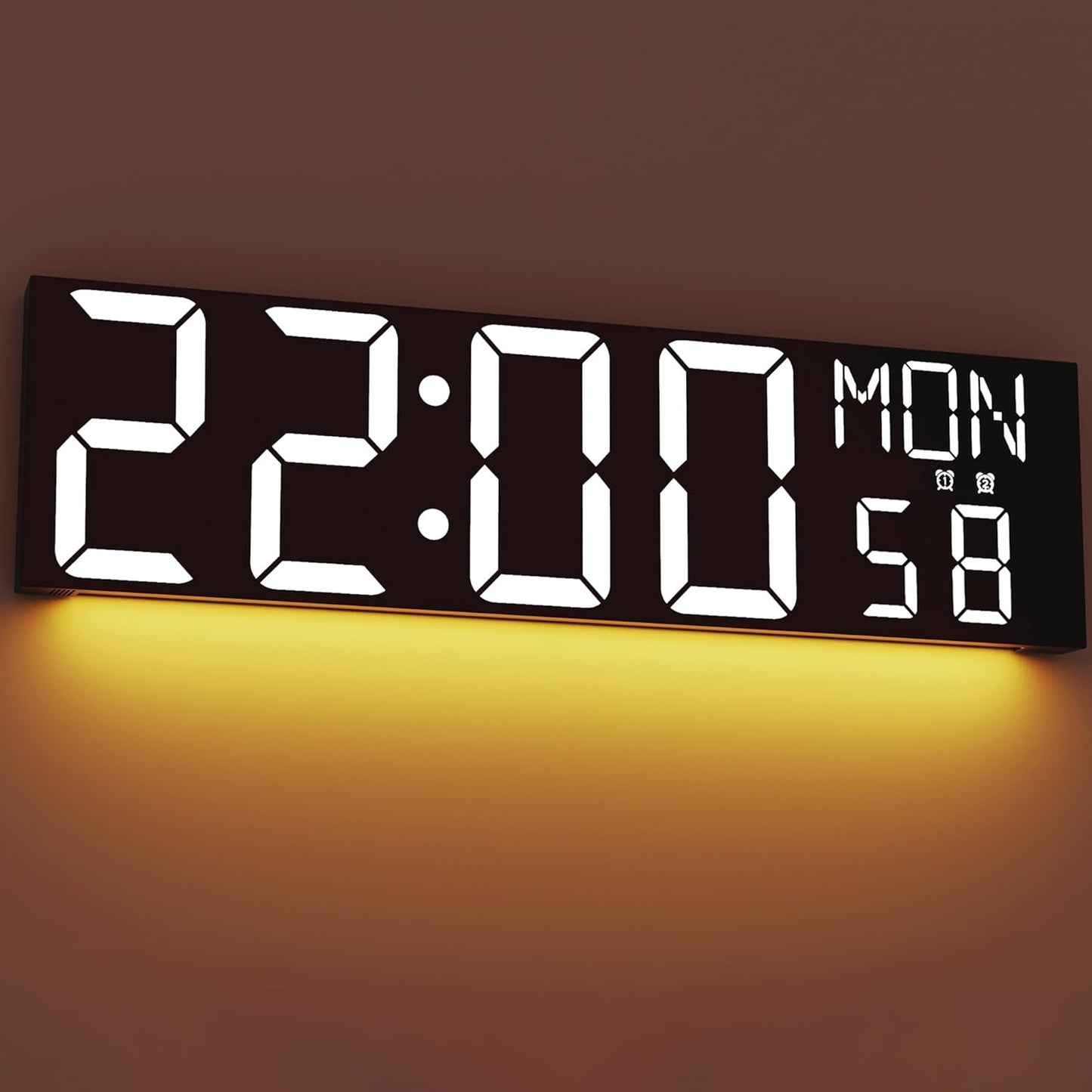 JALL 30 Inch Large Digital Wall Mount Clock with Remote Control