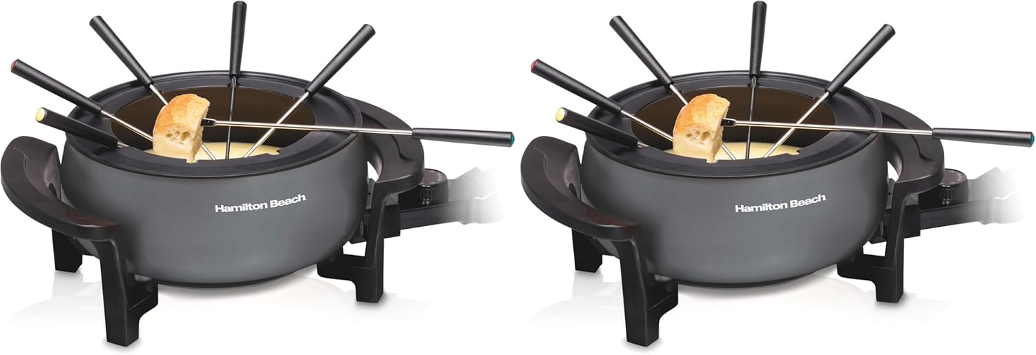 Hamilton Beach Electric Fondue Pot Set for Cheese and Chocolate