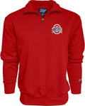 Blue 84 Men's Quarter Zip Sweatshirt Icon - Ohio State Fleece