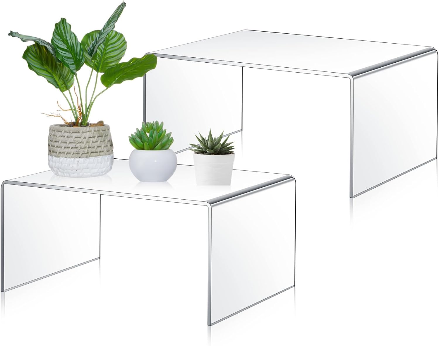 13 Inch Large Acrylic Risers Display Stands for Collectibles