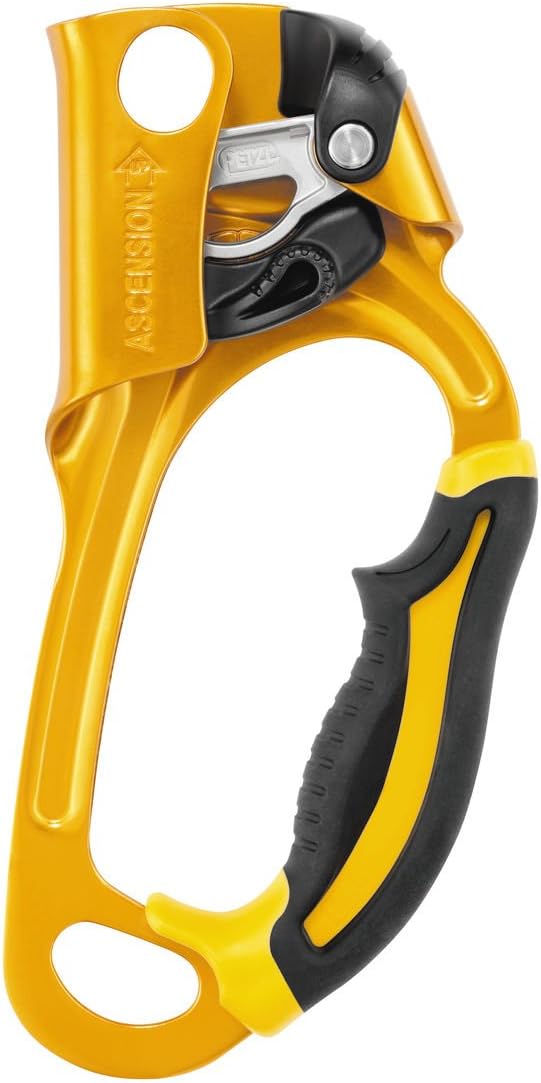 Petzl Ascension Ergonomic Handled Rope Ascender for Climbing