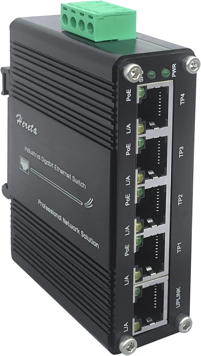 Industrial Gigabit Ethernet PoE+ Switch for Reliable Networking