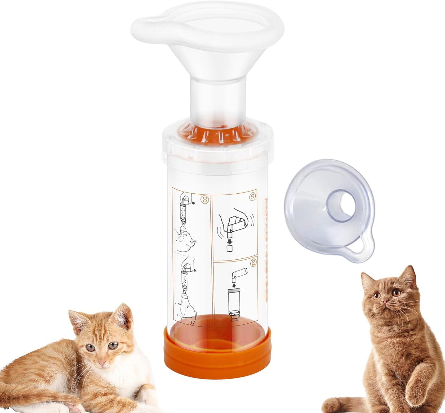 Cat Nebulizer Spacer Set - Clear Breathing