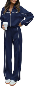 Women's Two Piece Tracksuit Fall 2025 - Oversized Zip Sweatshirt