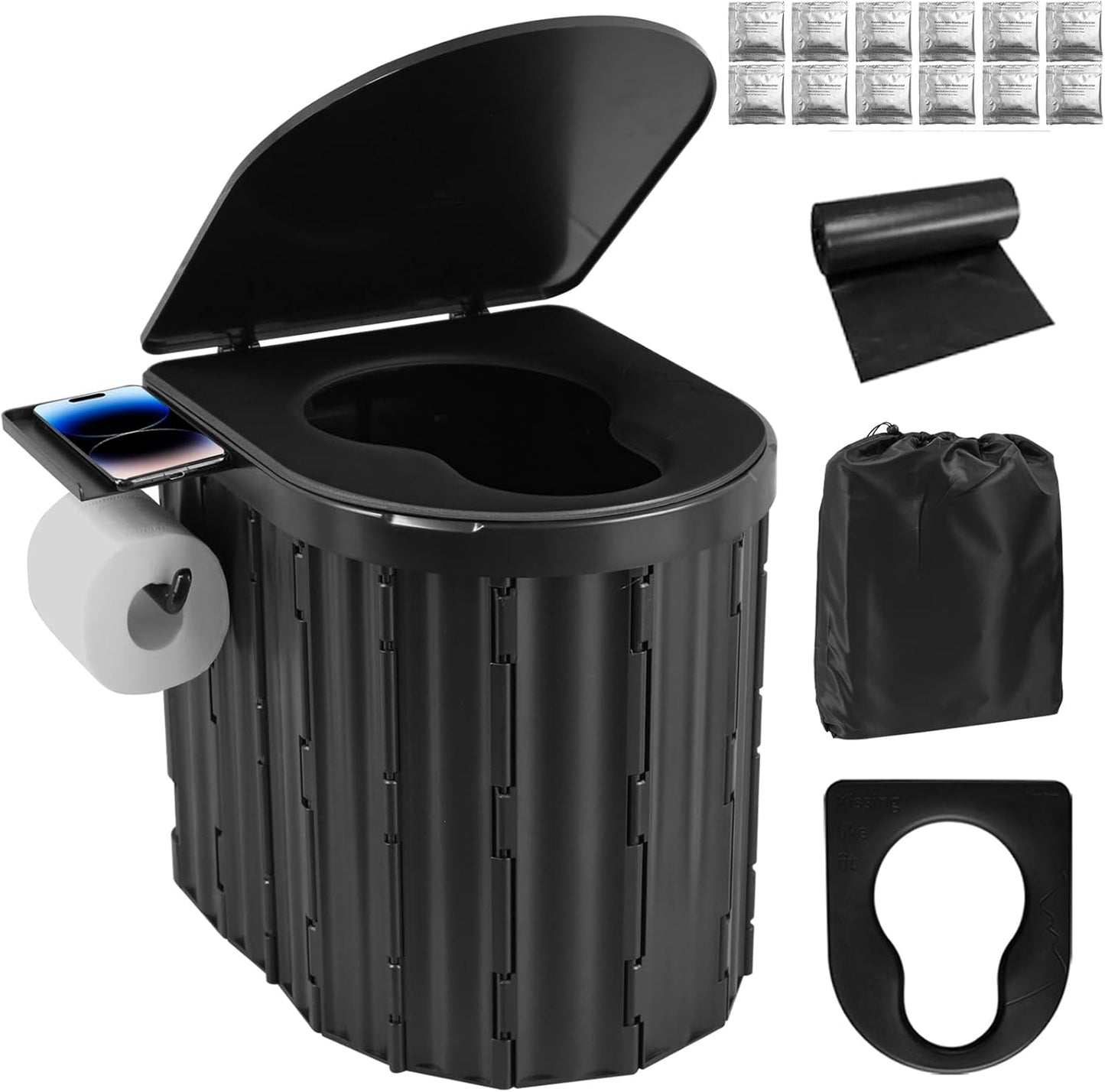 Compact Composting Toilet for Travel - UOPBYEA