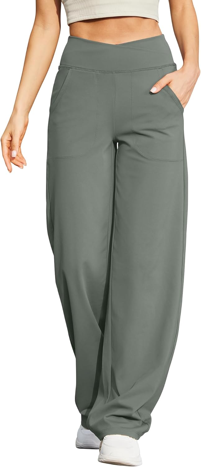 G4Free EverGoing Wide Leg Pants for Women with Pockets