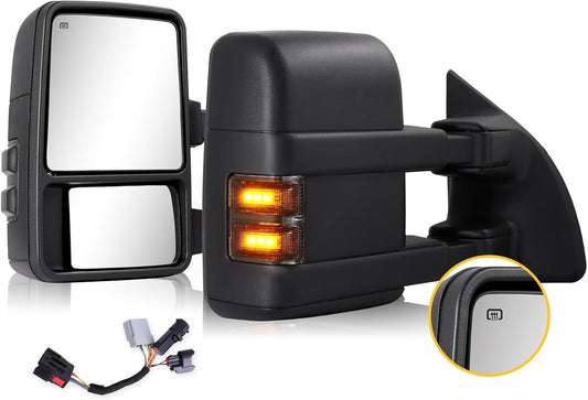 Towing Mirrors for Ford Super Duty & Excursion with Heated Function