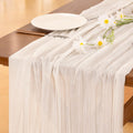 Cheesecloth Table Runner 35in x 120in - Rustic Boho Table Linen