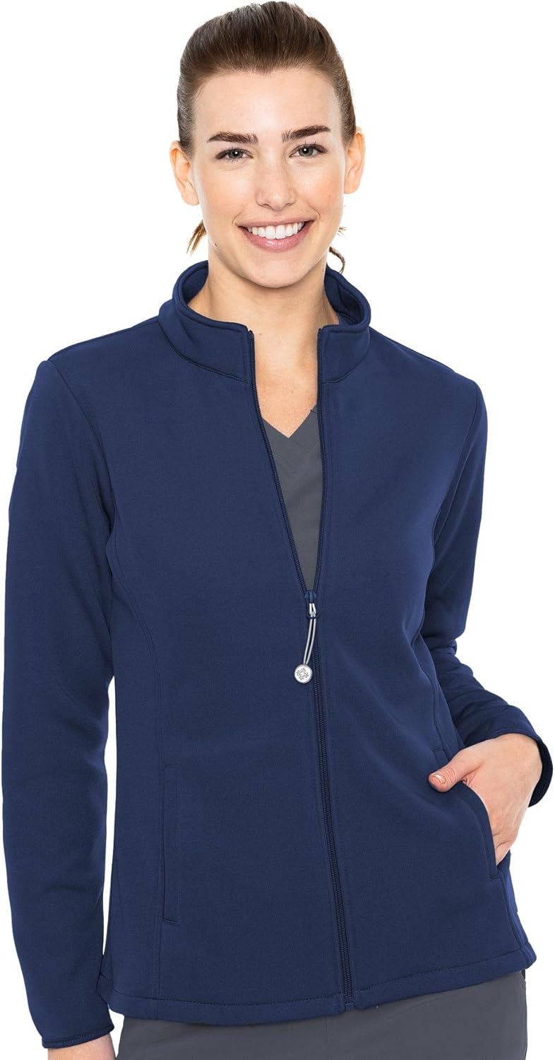 Med Couture Women's Performance Fleece Jacket with 4 Pockets