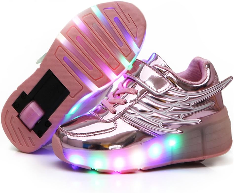 Nsasy Kids Roller Shoes with Wheels for Fun and Style