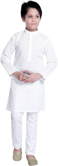 Kids Cotton Kurta Pyjama Set for Boys - Comfortable Traditional Fit