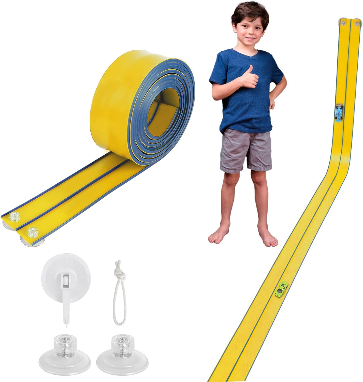 Flexible Race Car Track 15 Ft Starter Set for Creative Play